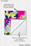 Tropical Leaf Fuchsia Beach Towel - Vibrant Colorful Bohemian Summer Style Quick-Dry Microfiber Towel - 8