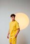 DARK SOIL | Oversized Basic T-shirt in Cotton Mustard Yellow - 6