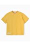 DARK SOIL | Oversized Basic T-shirt in Cotton Mustard Yellow