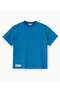 DARK SOIL | Oversized Basic T-shirt in Cotton Cerulean Blue