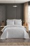Gray Double Bohemian Pique Set Seasonal 240X250 Bedspread Set Rozella - 6