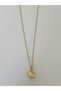 Special Design Mussel Model Pearl Ball Elegant Xp Gold Color Necklace