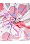 Abstract Floral Pattern Scarf Candy Pink - 2
