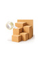 Cardboard Moving Boxes Pack of 5, Heavy Duty Corrugated Storage Boxes 45x45x45 cm, 25kg Capacity with Strong Clear Packing Tape 2 Inch x 70 Yards, for House Relocation, Shipping & Office Storage - 5