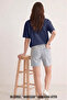 Women's Oversize Plain Unprinted T-Shirt Short Sleeve Summer Crew Neck - 3