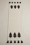 Colorful Tree Embroidered Tasseled Buldan Handmade Decorative Cotton Runner 40X130 cm - 9