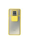 Xiaomi Redmi Note 9 Pro Case Palm Frosted Camera Sliding Silicone - Yellow