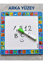 Educational Wooden Toy Themed Puzzle - Bultak and Erasable Writing Board (Pen Included) for Children and Babies - 2