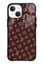 iPhone 13 Mini Red Lv Design Glossy Phone Case