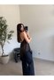 Bitter Brown Backless Asymmetrical Blouse - 3
