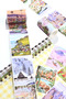 Watercolor Landscapes Patterned Washi Tape 2 Meter for Bullet Journal and Scrapbook - 3