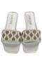 Deal Ladies Flat Sandal Silver - 2