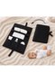 Black Felt Mother Baby Care Bag Newborn Diaper Changing Organizer Bag Organizer