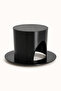 Cat Hat Black Top Hat Cat Accessory with Ear Holes Cute Photo Shoot Hat Pet - 3
