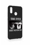 Huawei P20 Lite Compatible Ataturk Eyes Patterned Silicone Case - 3
