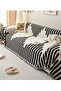 FASHION HOME Double Sided Chenille Sofa Cover Throw Blanket