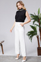 Women's Hakim Collar Blouse with Stone and Pearl Detailing, Sleeveless, Premium Quality, Stylish Tunic - 7