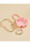 Girls Pink Bracelet Set 3 Piece