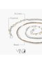 Citrina Women's Eyewear Chain, 925 Sterling Silver, Beaded Eyewear Chain, with Crystal, Handmade Adjustable Jewelry - 8