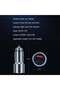 Dual Port Car Charger | USB-A Fast Charging Car Adapter | Compact In-Car Charger | Multi-Device Charging | Silver - 6