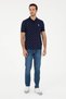 1826887 Gabala Navy Blue Men's Polo Neck T-Shirt 26Y129000244 - 4