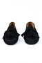 Genuine Leather Black Suede Women's Ballerina Shoes - Z263013 - 5