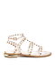 White Lightweight Thin Sole Women's Sandals 4042 Z - 3