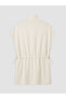Lcw Modest Beige High Collar Oversize Drawstring Women's Vest - 2