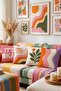 It's Okay Patterned 4-Piece Throw Pillow Cover Set - 2