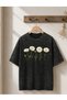 Acid Washed Oversize Unisex T-Shirt Washed Vintage Street Style Street Fashion Cotton Comfortable Fit Daily Wear T-Shirt
