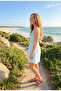 Women's Strappy Chest Gipe Elastic Mini Dress - 2