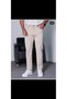 Men's Denim Style Linen Trousers Summer Slim Fit Lycra Skinny Fit - 4