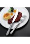 Versailles Silverware Set, 5-Piece Flatware Cutlery Set, 18/10 Stainless Steel Utensils - 3