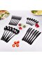 24PCS Stainless Steel Silverware Set, (Service for 6) Mirror Polished Flatware Set Cutlery Tableware Set - 2
