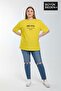 Women's Large Size Milano Italy Printed 3Xl-6Xl Crew Neck T-Shirt Spr25Btsk510-09