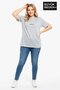 تي شيرت نسائي كبير الحجم مطبوع عليه ميدو بروكلين 3xl-6xl برقبة دائرية SPR26BTSK510-8