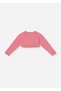 Baby Girl Laced Short Cardigan Pink 306 - 3