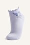 Hello Kitty Licensed Ruffled 3-Piece Cotton Socks for Girls H2343A8Ns - 2
