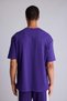 100% Cotton Nba Los Angeles Lakers Licensed Overshirt Fit Short Sleeve Purple T-Shirt H3395Ax26Sm - 5