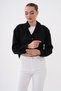 Tulle Modal Shirt with Neckline Detail and Athlete Style - 4