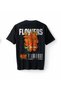Flowers Typography Floral Printed Oversize Unisex T-Shirt