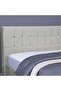VISTA HEADBOARD VELVET WHITE L-200 : H-125 CM