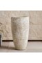 Cordova Polyresin Planter56.5x56.5x101cm - Ivory - 4
