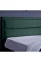 TROJAN HEADBOARD CHANEL OLIVE GREEN L-150 : H-125 CM - 3