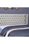 NEPTUNE HEADBOARD VELVET WHITE L-200 : H-125 CM