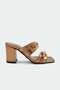 Jodie Buckle Detailed Women's Jodie Heeled Slippers - 3