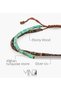 Ebony Men’s Bracelet, 925 Sterling Silver Plaque Bracelet, Turquoise & Wood Beaded Handmade Adjustable Jewelry - 6