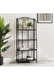 Perth 4 Tier Planter Stand 56x26x130cm - Grey