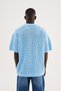 Men's Mchnst 87 Appliqué Detailed T-Shirt Baby Blue - 3
