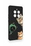 Realme 12 Pro Compatible Cat Team Patterned Silicone Case - 3